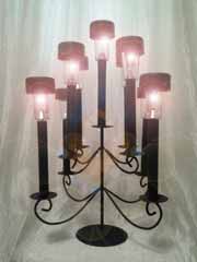 solar ourdoor candelabra